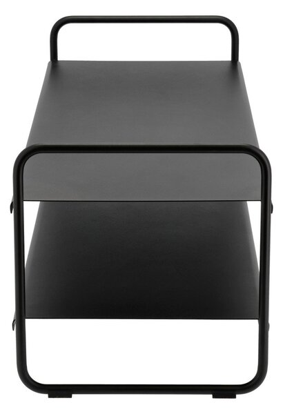 Scarpiera nera in acciaio 33x33x80 cm A-Shoe – Zone