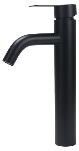 Solidchoice - Rubinetto per lavabo con beccuccio curvo e accessori di collegamento completi
