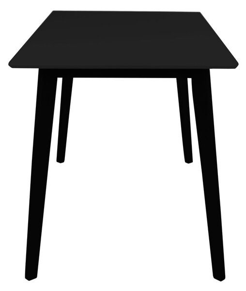 Tavolo da pranzo con piano nero 70x120 cm Vojens – Bonami Essentials