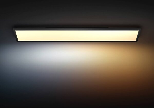 Philips Hue Plafoniera smart, dimmerabile, Nero, Studio / Ufficio, Alluminio, Moderno