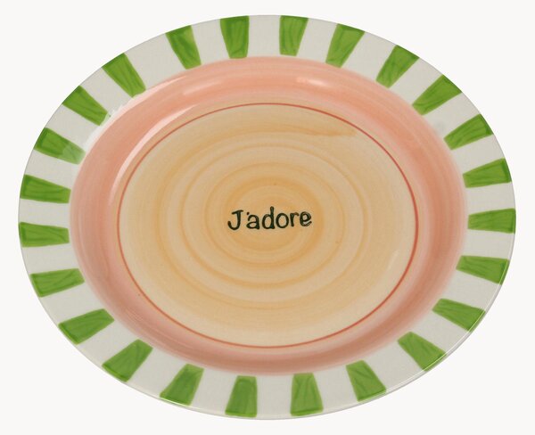 Set di 6 piatti da colazione J'adore