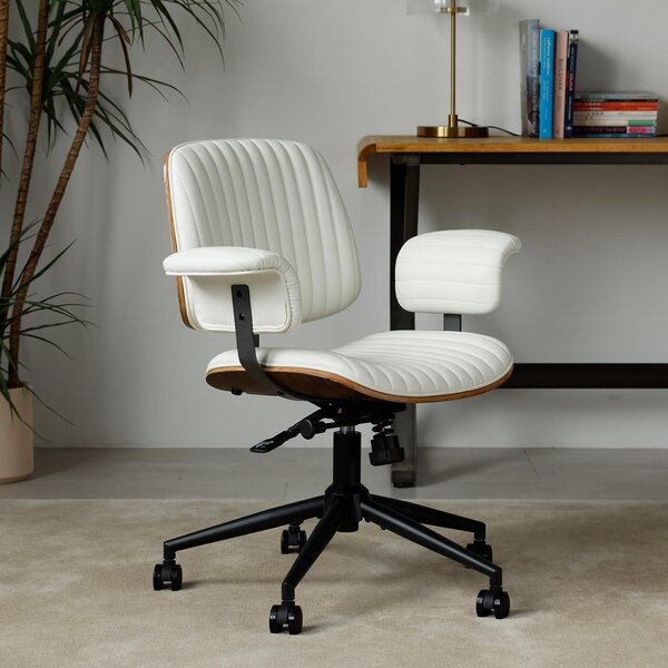 Sedia da ufficio ergonomica con altezza regolabile e funzione girevole a 360 gradi
