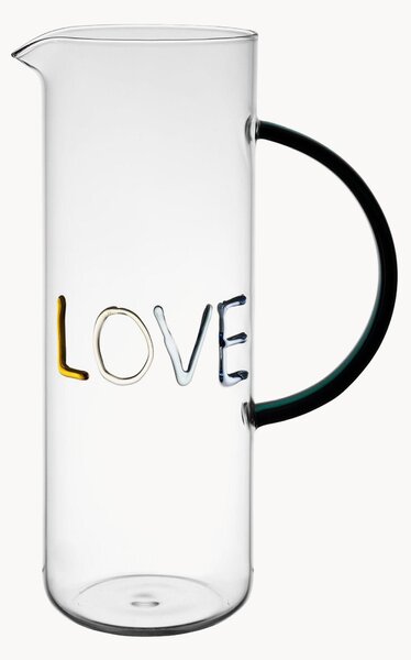 Caraffa in vetro borosilicato Love, 1 L