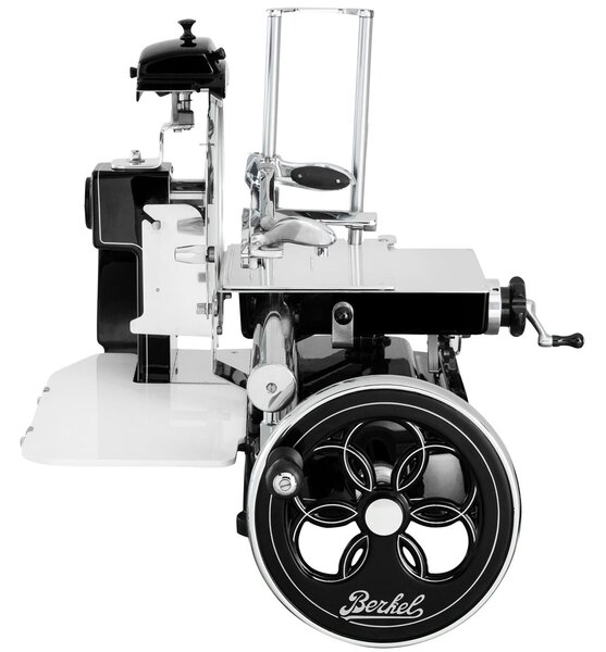 Affettatrice Elettrica manuale a volano BERKEL B3 lama da 300 mm 85x67xh70cm- peso 46 kg Affilatoio incluso colore Nero