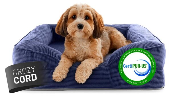 Lettino per cani Lumaland Indoor Cord S 70x60x9cm