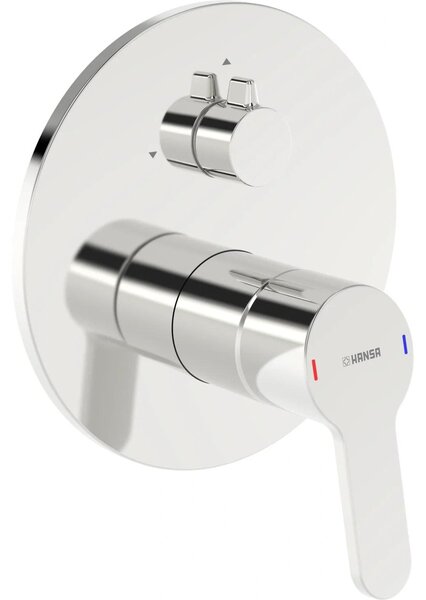 Set completo Hansa per miscelatore monocomando a due vie HANSAPRIMO 8990, rosetta rotonda, cromata, 1 pz