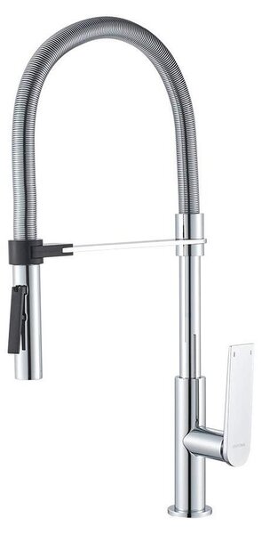 Rubinetto da cucina professionale con tubo flessibile
