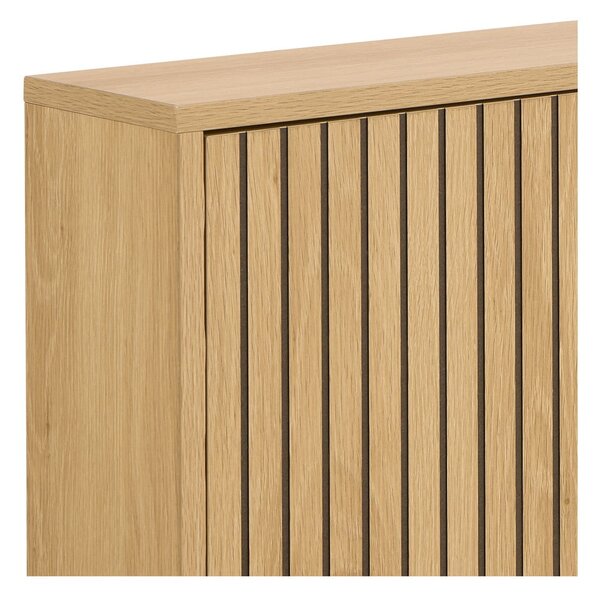 Scarpiera con anta effetto rovere in colore naturale 72x43x17 cm Albany - Actona