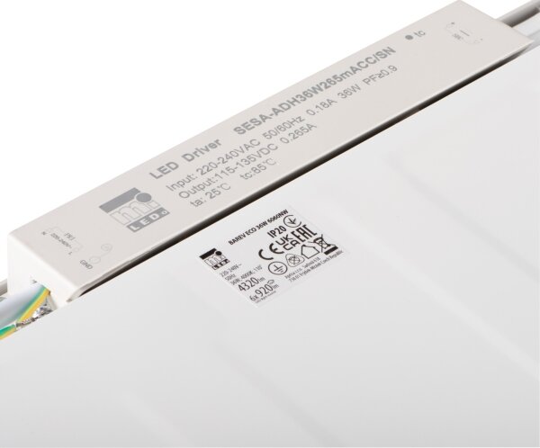 Kanlux 31169 - Pannello LED incasso BAREV ECO LED/36W/230V 4000K 60x60 cm