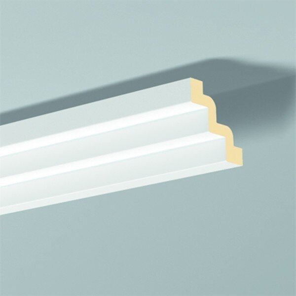 Modanatura del soffitto NMC Z52 ARSTYL Noel Marquet Battiscopa decorativo Battiscopa decorativo moderno bianco 2 m