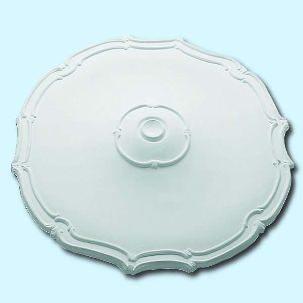 Rosone da soffitto NMC R16 ARSTYL Noel Marquet Elemento decorativo classico colore bianco diametro 48 cm