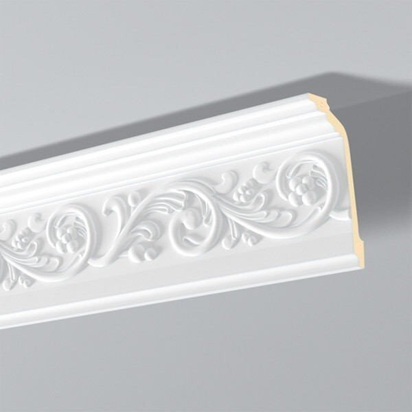Modanatura per soffitto NMC Z11 ARSTYL Noel Marquet Modanatura decorativa classica bianca 2 m