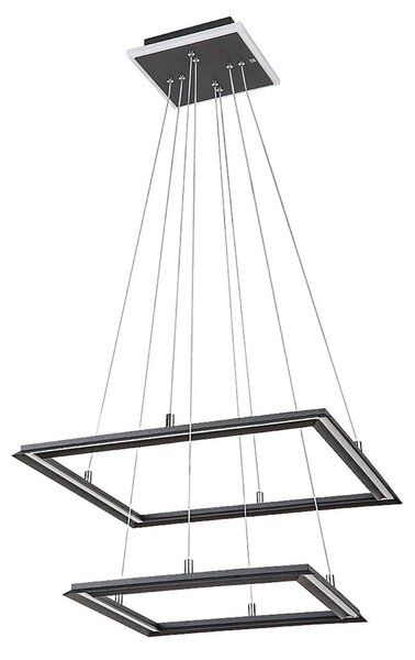 Rabalux 72243 Famiglia di luci moderne in metallo nero