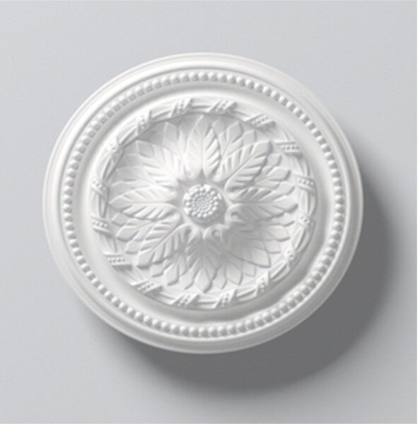 Rosone da soffitto NMC R5 ARSTYL Noel Marquet Elemento decorativo classico colore bianco diametro 40 cm