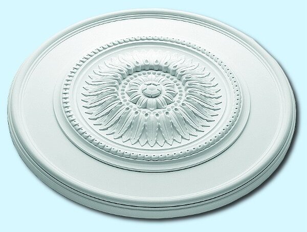 Rosone da soffitto NMC R20 ARSTYL Noel Marquet Elemento decorativo classico colore bianco diametro 75,5 cm