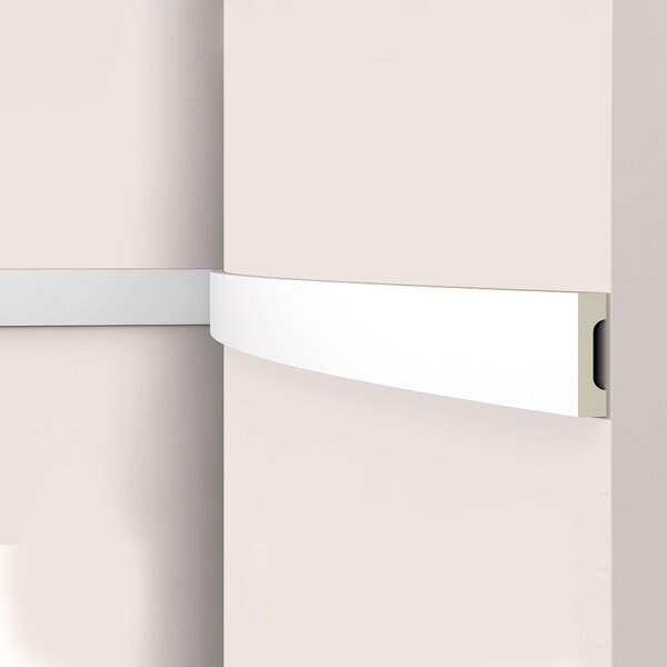 Rivestimento della parete NMC WD2 Flex ARSTYL Noel Marquet Rivestimento della porta flessibile Rivestimento decorativo Rivestimento del pavimento stile classico colore bianco 2 m