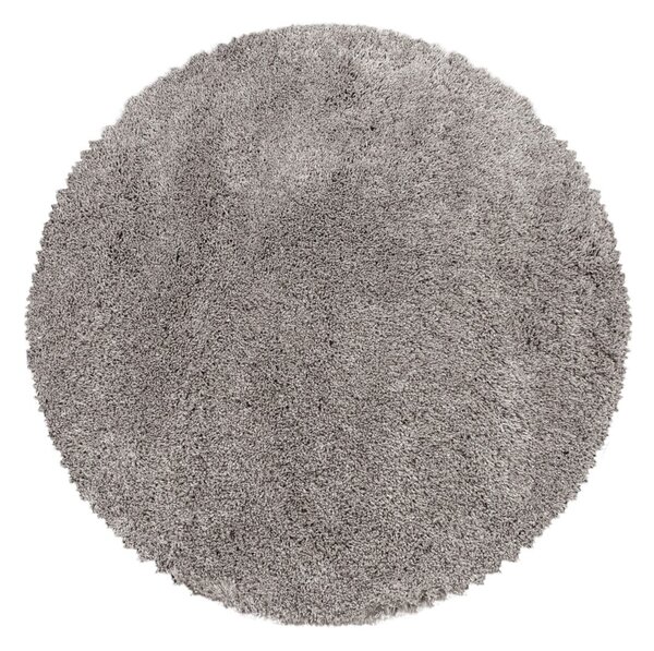 Tappeto rotondo marrone chiaro ø 160 cm Fluffy - Ayyildiz Carpets