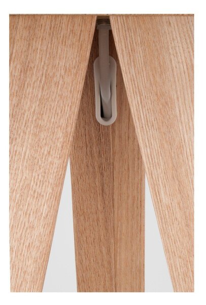Lampada da terra bianca Tripod Wood, ø 50 cm - Zuiver