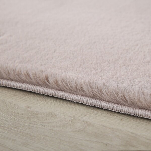 Tappeto rotondo lavabile beige ø 160 cm Pouffy - Ayyildiz Carpets