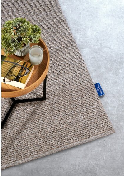Passatoia marrone chiaro in lana tessuta a mano 80x200 cm Francois - Villeroy&Boch