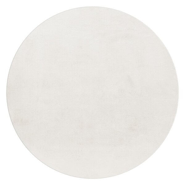 Tappeto rotondo lavabile crema ø 160 cm Pouffy - Ayyildiz Carpets