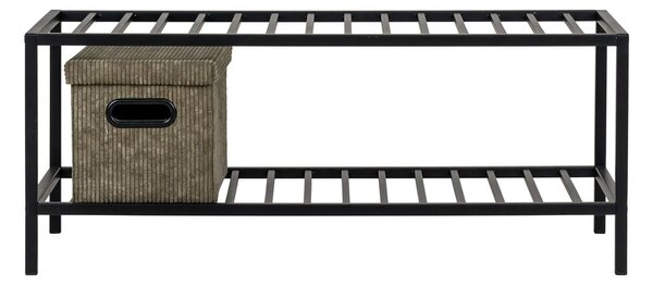 Scarpiera nera in metallo Vita - House Nordic