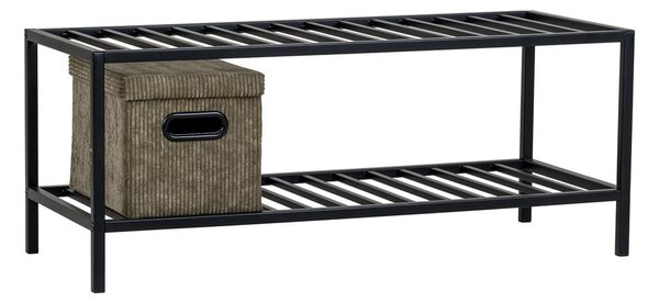 Scarpiera nera in metallo Vita - House Nordic