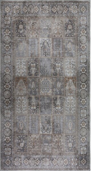 Passatoia grigia lavabile 80x200 cm Vintage Orient – Vitaus