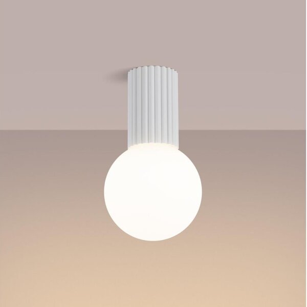 Sollux SL.1708 - Plafoniera da bagno HALO 1xG9/8W/230V IP44 bianco