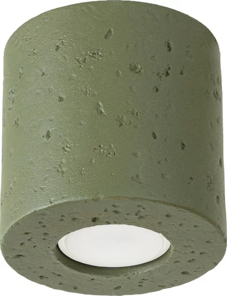 Sollux SL.1841 - Faretto ORBIS 1xGU10/10W/230V cemento/verde