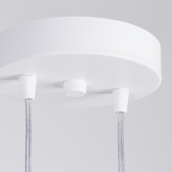 Sollux SL.1868 - Lampadario a sospensione con cavo LAGOS 2xGU10/10W/230V bianco