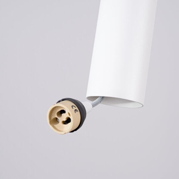 Sollux SL.1868 - Lampadario a sospensione con cavo LAGOS 2xGU10/10W/230V bianco