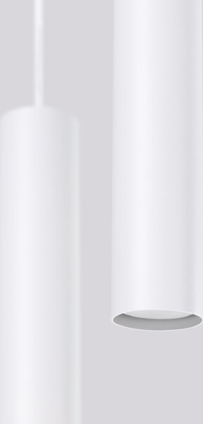 Sollux SL.1868 - Lampadario a sospensione con cavo LAGOS 2xGU10/10W/230V bianco
