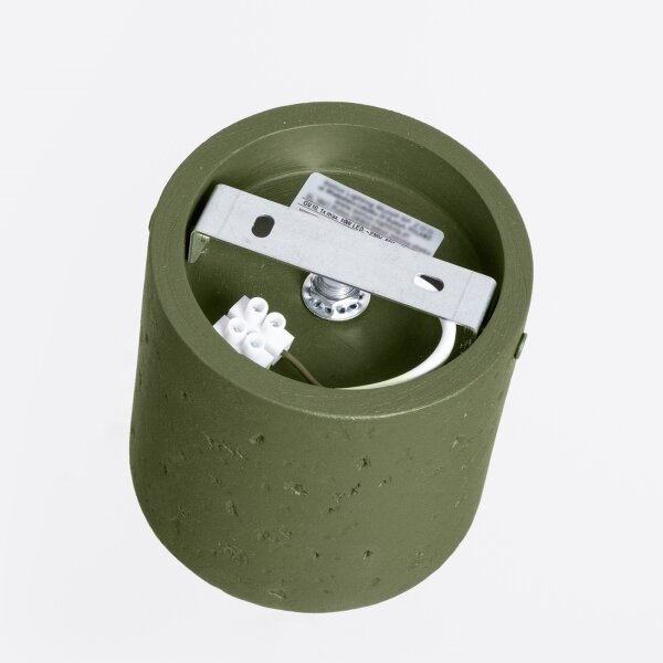 Sollux SL.1841 - Faretto ORBIS 1xGU10/10W/230V cemento/verde