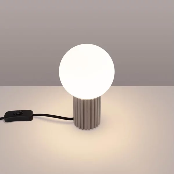 Sollux SL.1746 - Lampada da tavolo HALO 1xG9/8W/230V diametro 12 cm beige