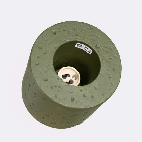 Sollux SL.1841 - Faretto ORBIS 1xGU10/10W/230V cemento/verde