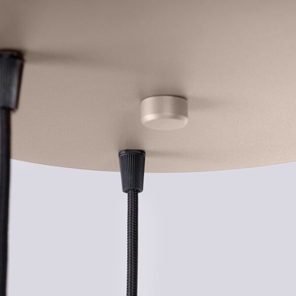 Sollux SL.1745 - Lampadario a sospensione con filo HALO 3xG9/8W/230V diametro 25 cm beige