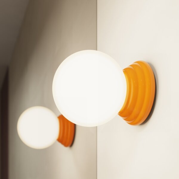 Sollux SL.1893 - Applique da parete per bagno ZORI 1xG9/8W/230V IP44 arancione