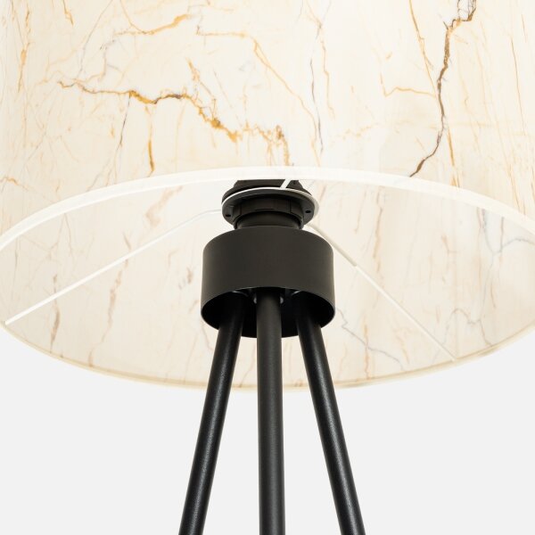 Sollux SL.1854 - Lampada da terra NEVIA 1xE27/15W/230V marmo/beige