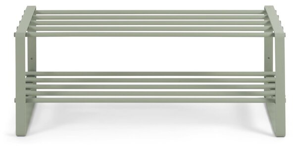 Scarpiera verde polveroso in metallo 70x29x27 cm Rex – Spinder Design