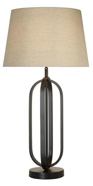 Searchlight EU91101NA - Lampada da tavolo CHIC 1xE27/60W/230V colore crema