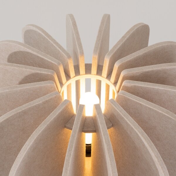 Sollux SL.1863 - Lampada da terra MULA 1xE27/15W/230V color crema