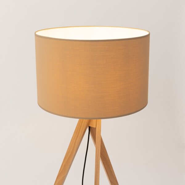 Sollux SL.1905 - Lampada da terra NATT 1xE27/15W/230V tortora