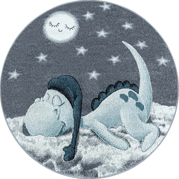 Tappeto per bambini blu-grigio ø 120 cm Bambi - Ayyildiz Carpets