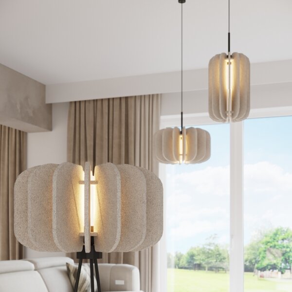 Sollux SL.1863 - Lampada da terra MULA 1xE27/15W/230V color crema
