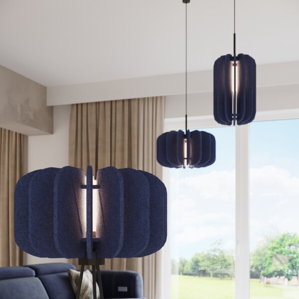Sollux SL.1865 - Lampada da terra MULA 1xE27/15W/230V, blu