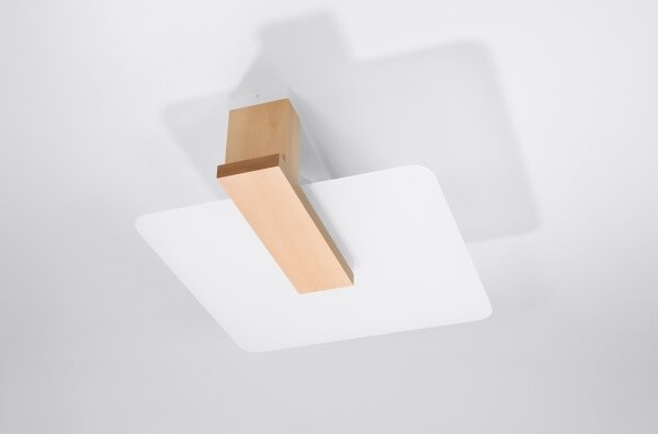 Sollux SL.1095 - Plafoniera LAPPO 2xE27/15W/230V beige