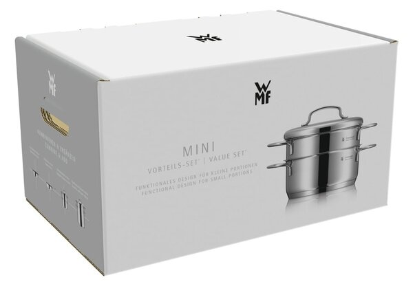 Set di pentole in acciaio inox 5 pezzi Mini - WMF