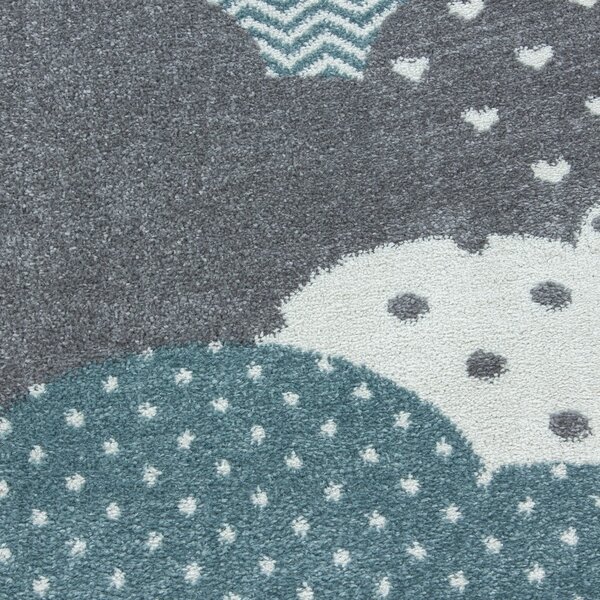 Tappeto per bambini blu-grigio 160x230 cm Bambi - Ayyildiz Carpets