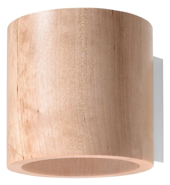 Lampada da parete in legno Roda - Sollux